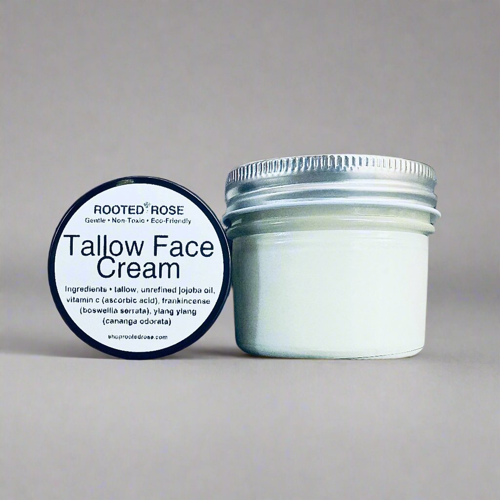 Tallow Face Cream Infused With Vitamin C