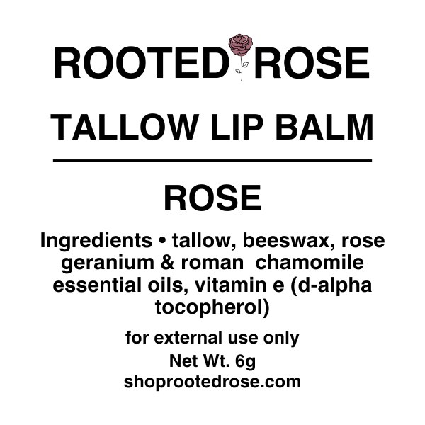 Tallow Lip Balm