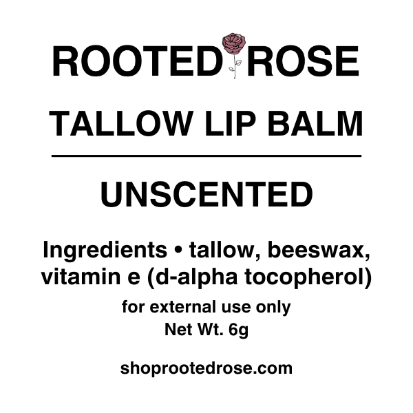 Tallow Lip Balm