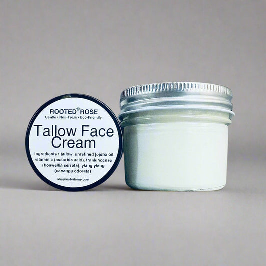 Tallow Face Cream Infused With Vitamin C