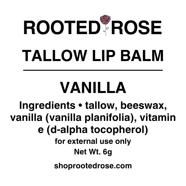 Tallow Lip Balm